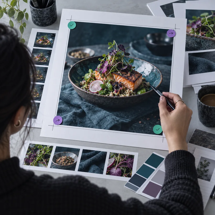 Shared view of planned content